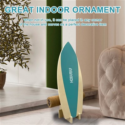 Cork Roll ile Ahşap Denge Tahtası